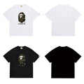 Bathing Shark and ape head print T Shirts NextBlock