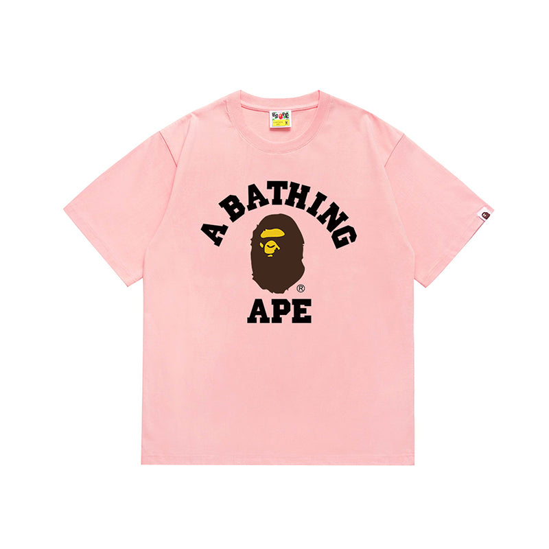 Bathing Shark and ape head print T Shirt NextBlock