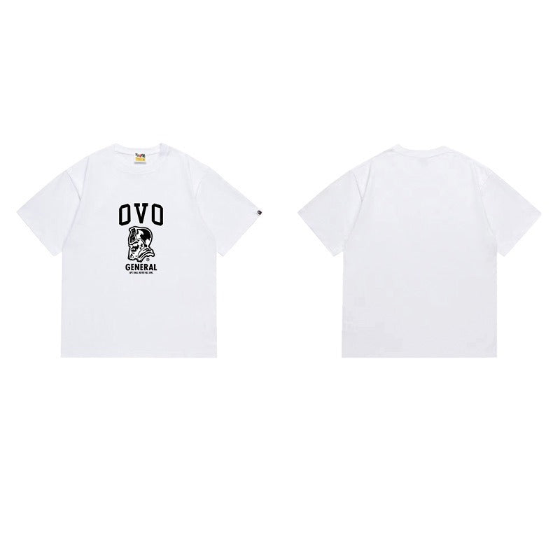 Bathing Shark and ape head print T Shirts NextBlock