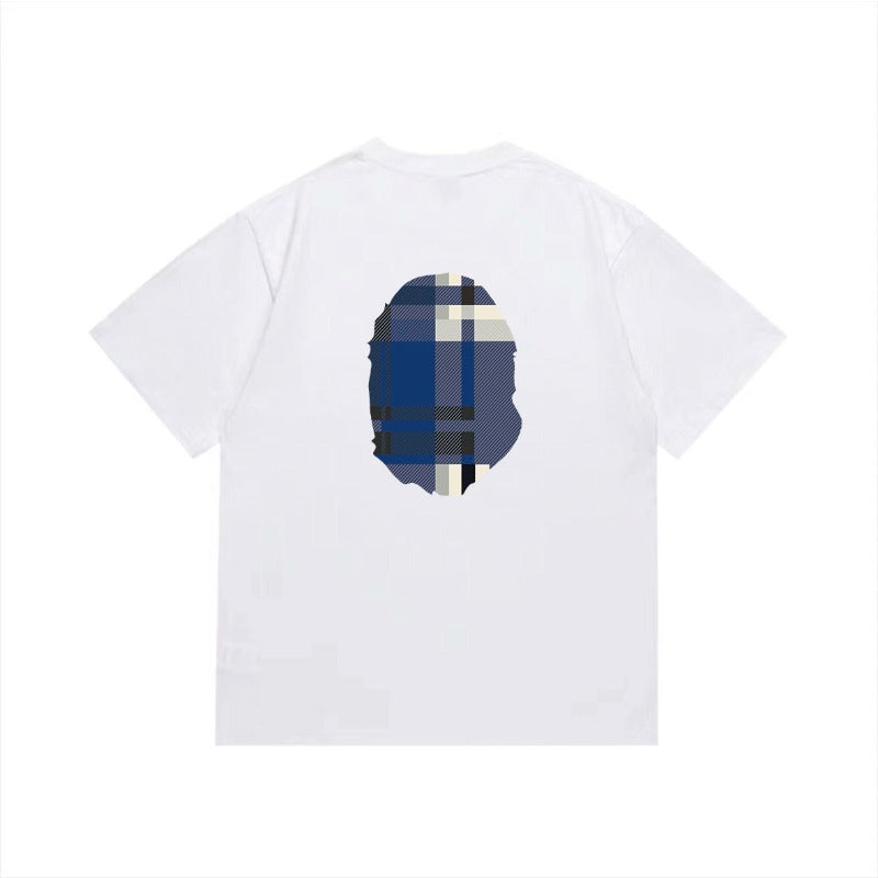 Bathing Shark and ape head print T Shirts NextBlock
