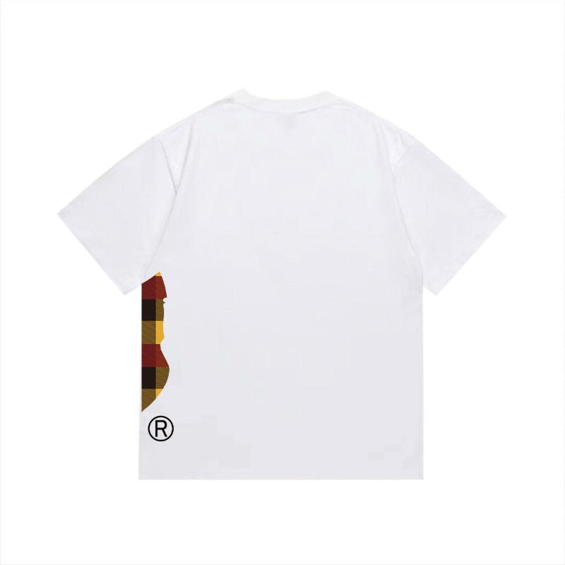 Bathing Shark and ape head print T Shirts NextBlock