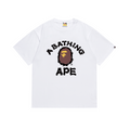 Bathing Shark and ape head print T-Shirt NextBlock