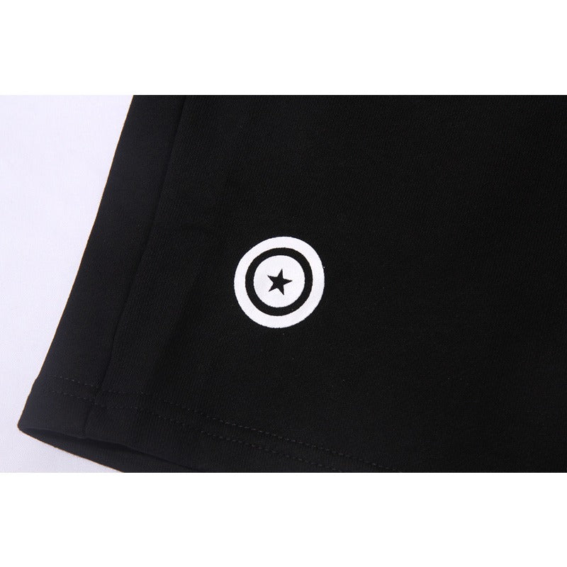 Bathing Shark and ape head print Shorts Solid Color Letter Shark WGM Printed Five-Point Pants Straight Beach Pants NextBlock