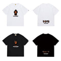 Bathing Shark and ape head print T Shirts NextBlock