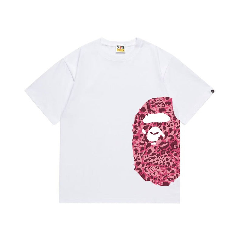 Bathing Shark and ape head print T Shirts NextBlock