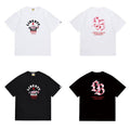 Bathing Shark and ape head print T Shirts NextBlock