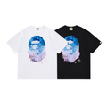 Bathing Shark and ape head print T Shirts NextBlock