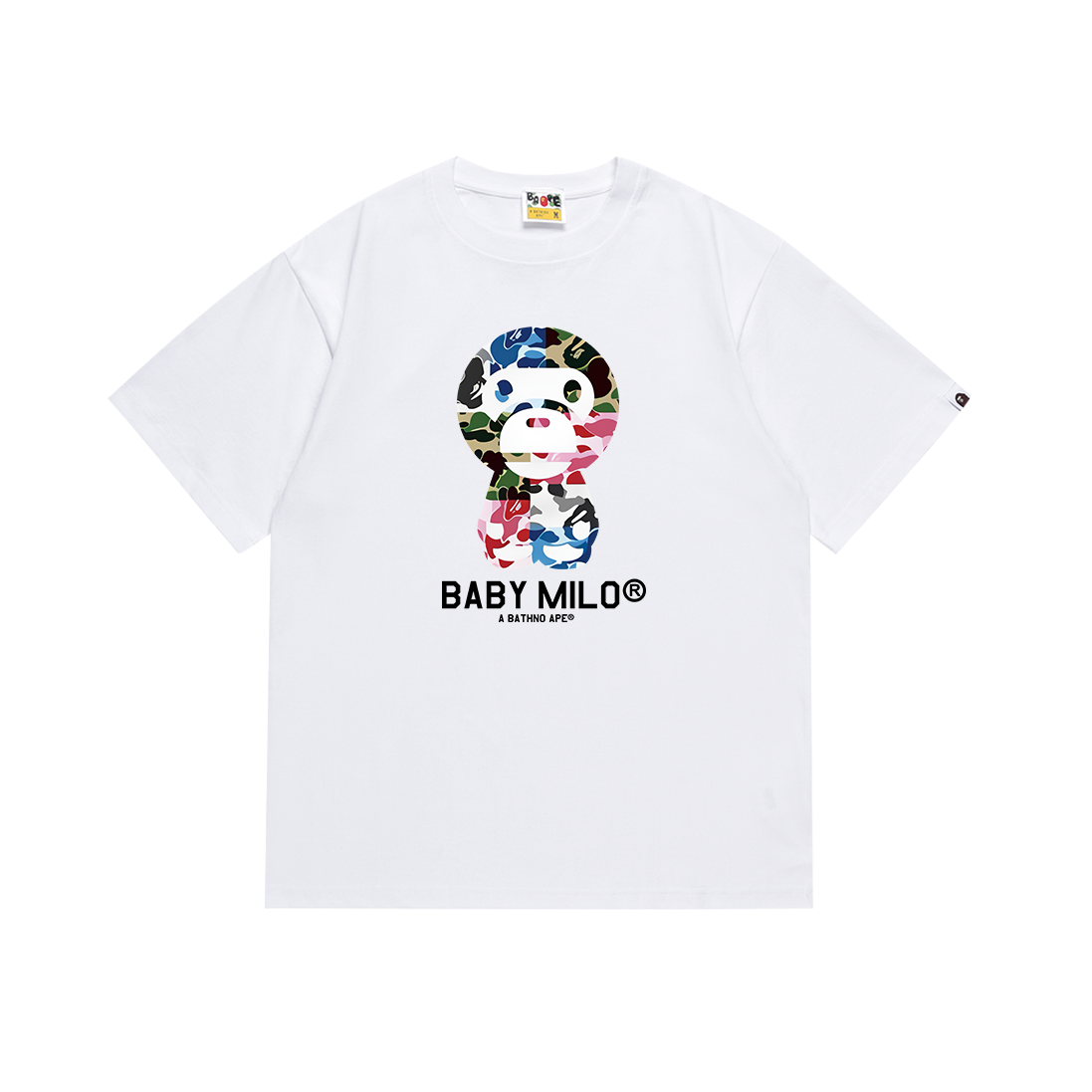 Bathing Shark and ape head print T Shirts NextBlock