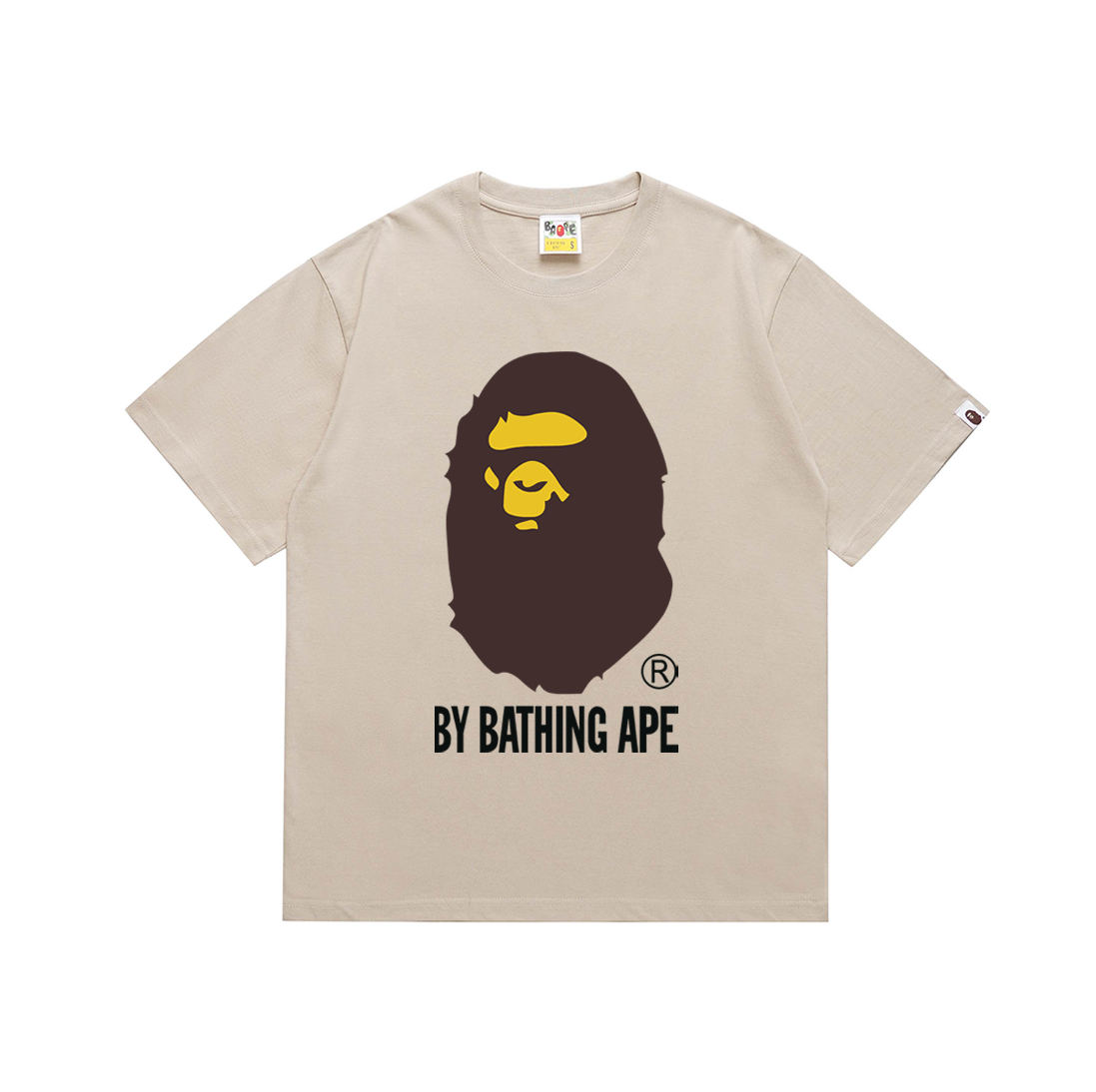 Bathing Shark and ape head print T Shirts NextBlock