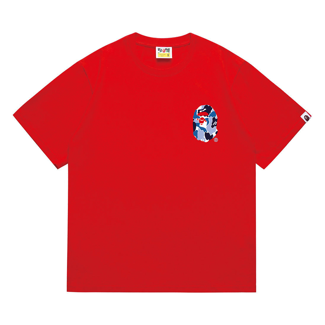 Bathing Shark and ape head print T-Shirt NextBlock