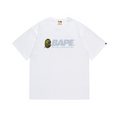 Bathing Shark and ape head print T-Shirt NextBlock