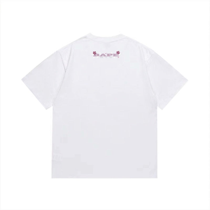 Bathing Shark and ape head print T Shirts NextBlock