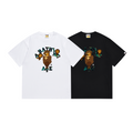 Bathing Shark and ape head print T Shirts NextBlock