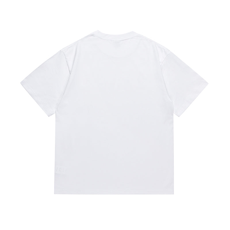 Bathing Shark and ape head print T Shirt NextBlock