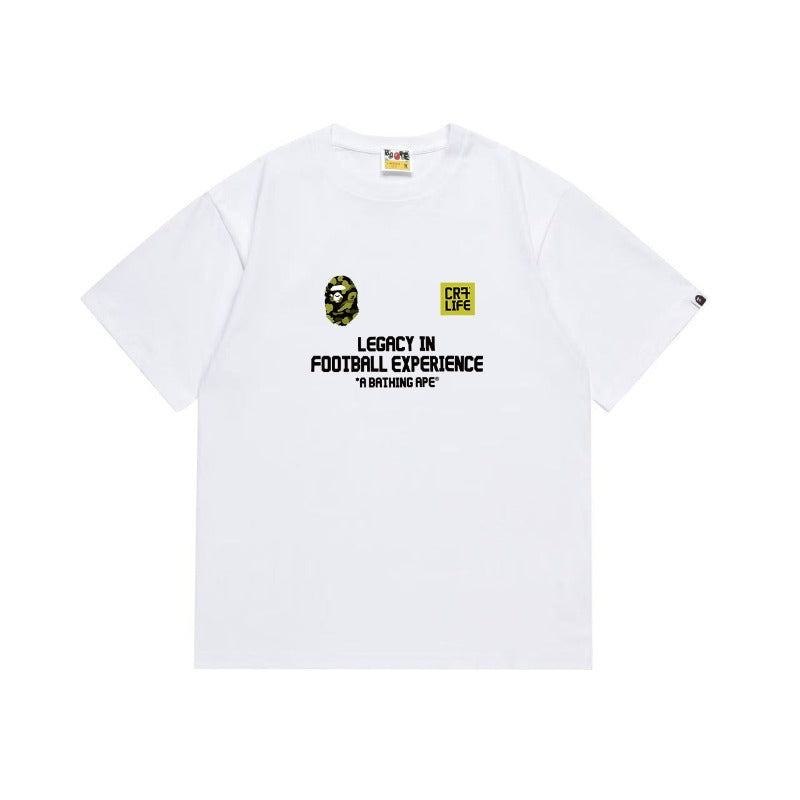 Bathing Shark and ape head print T Shirts NextBlock