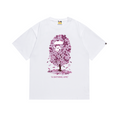 Bathing Shark and ape head print T-Shirt NextBlock