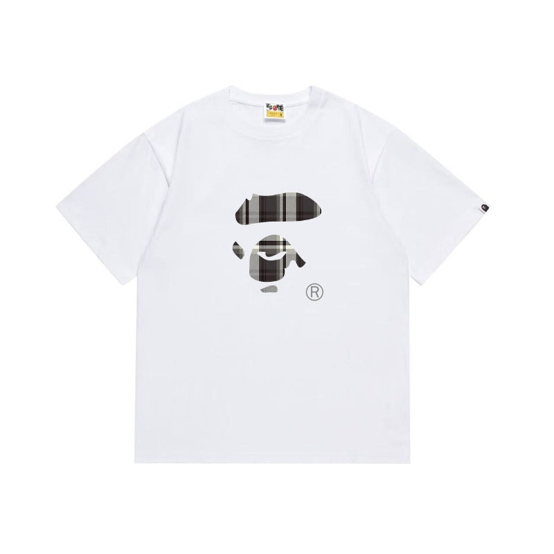 Bathing Shark and ape head print T Shirts NextBlock