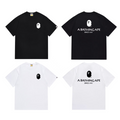 Bathing Shark and ape head print T-Shirt NextBlock