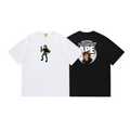 Bathing Shark and ape head print T Shirts NextBlock
