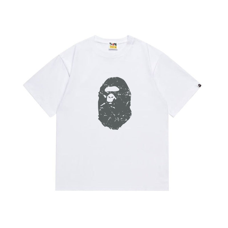 Bathing Shark and ape head print T Shirts NextBlock