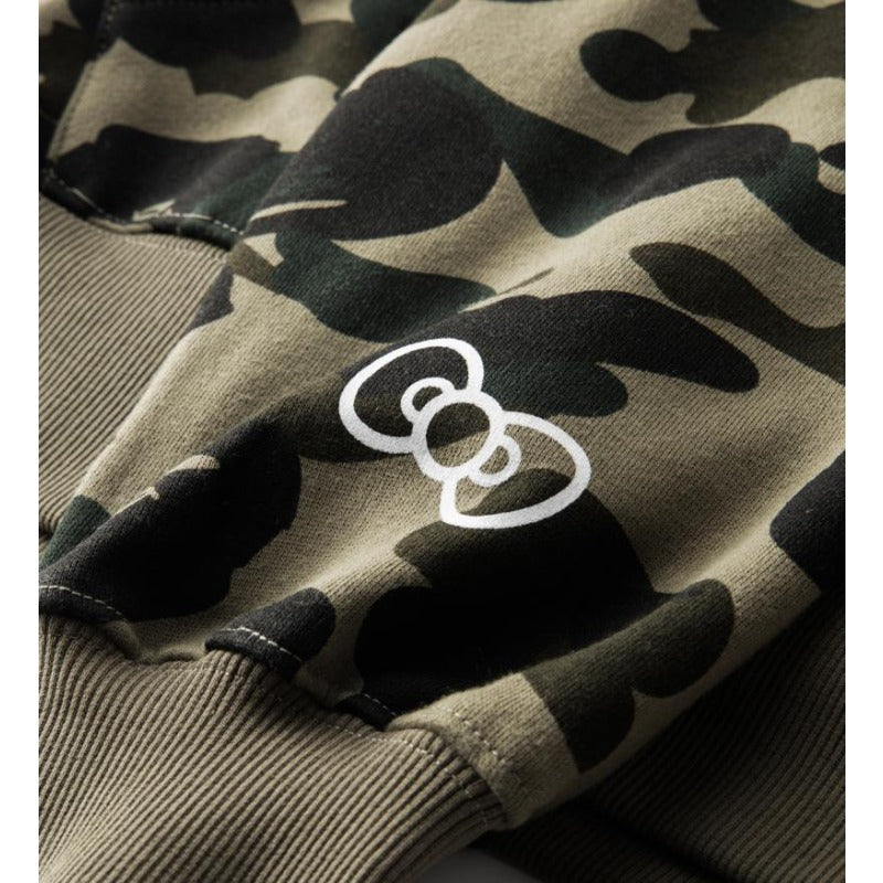 Bathing Shark and ape head print Hoodie Hello Kitty Camouflage Sweater Men NextBlock