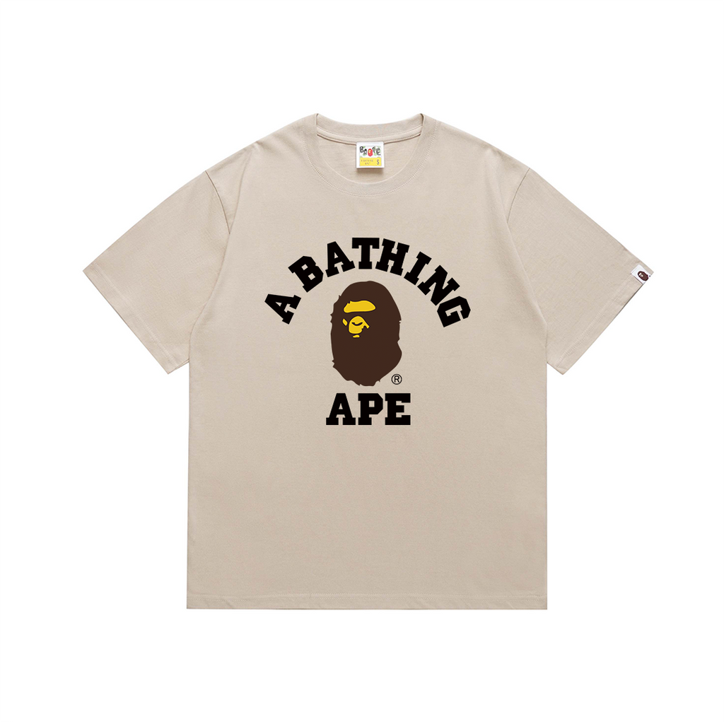 Bathing Shark and ape head print T Shirts NextBlock