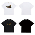 Bathing Shark and ape head print T Shirts NextBlock