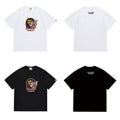 Bathing Shark and ape head print T Shirts NextBlock