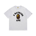 Bathing Shark and ape head print T Shirt NextBlock