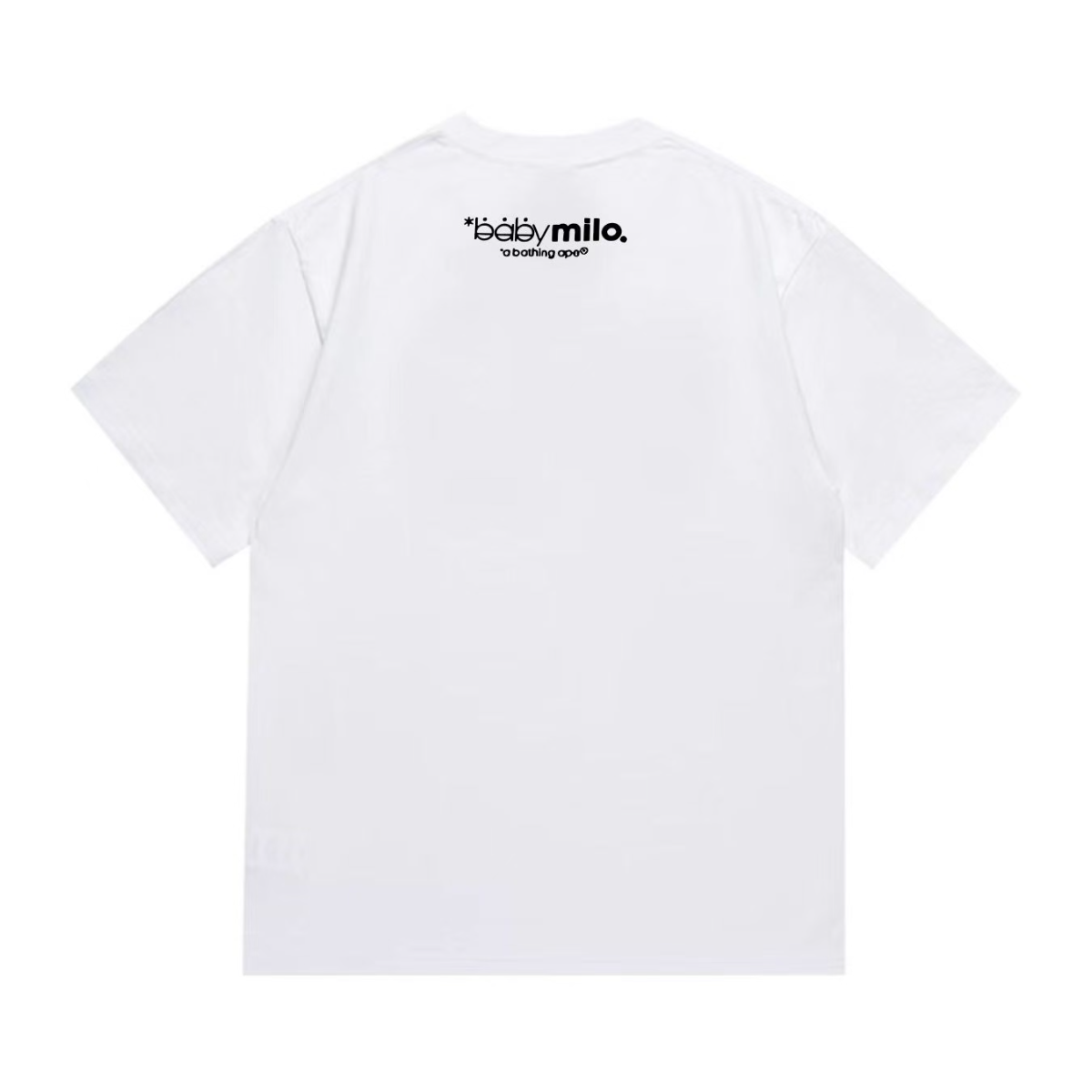 Bathing Shark and ape head print T-Shirt NextBlock