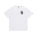 Bathing Shark and ape head print T-Shirt NextBlock