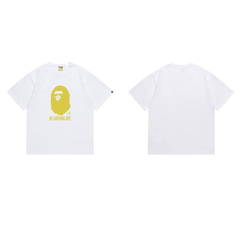 Bathing Shark and ape head print T Shirts NextBlock
