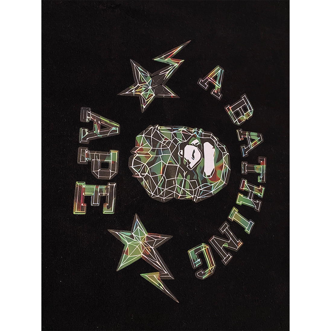 Bathing Shark and ape head print T Shirts NextBlock