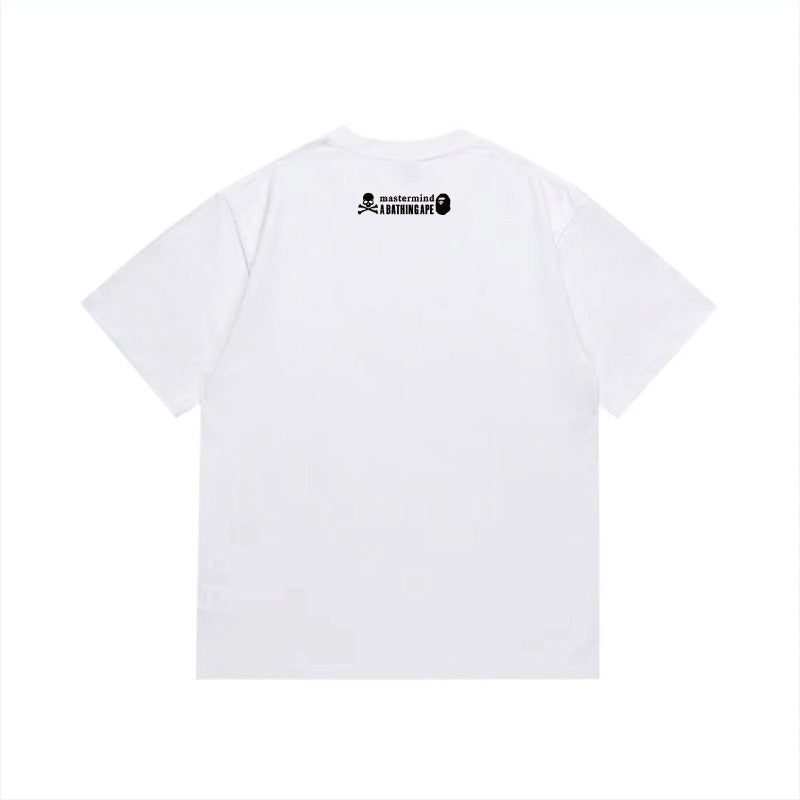 Bathing Shark and ape head print T Shirts NextBlock