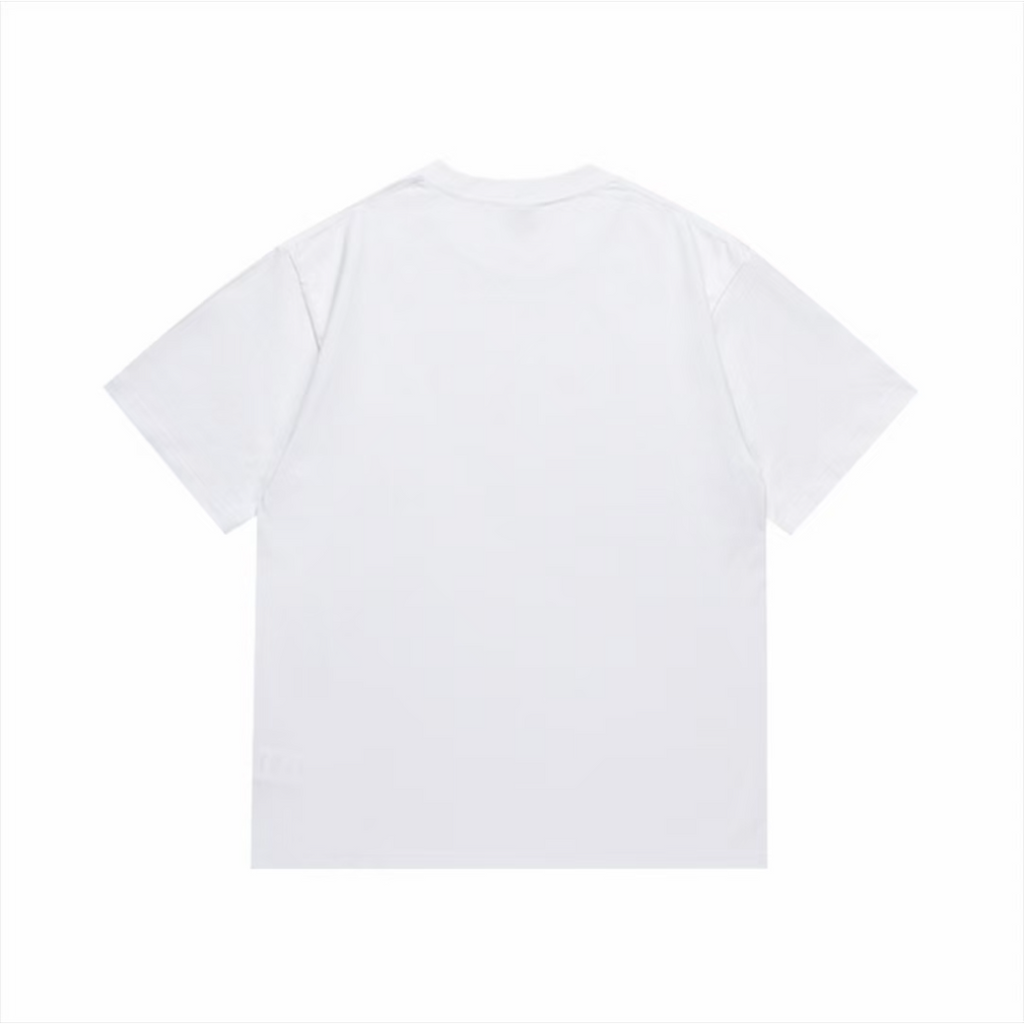 Bathing Shark and ape head print T-Shirt NextBlock