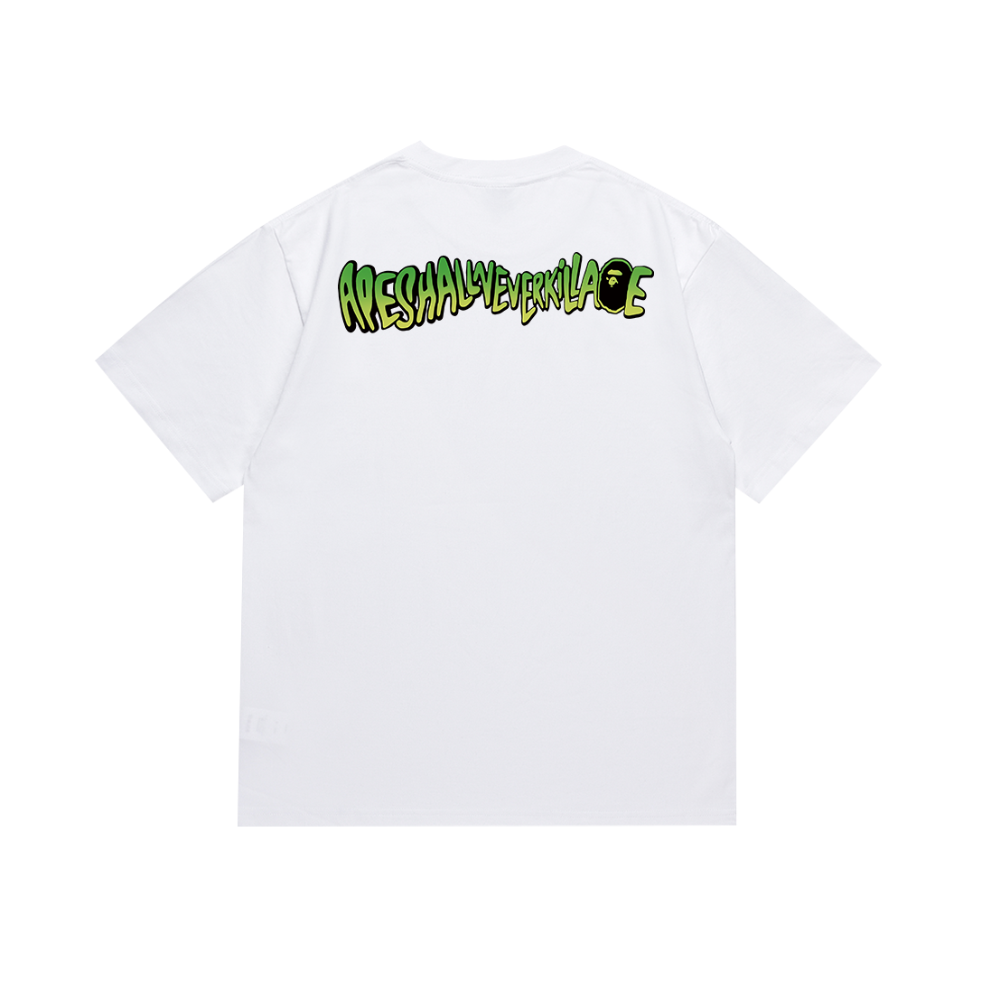 Bathing Shark and ape head print T Shirts NextBlock