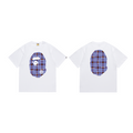 Bathing Shark and ape head print T-Shirt NextBlock