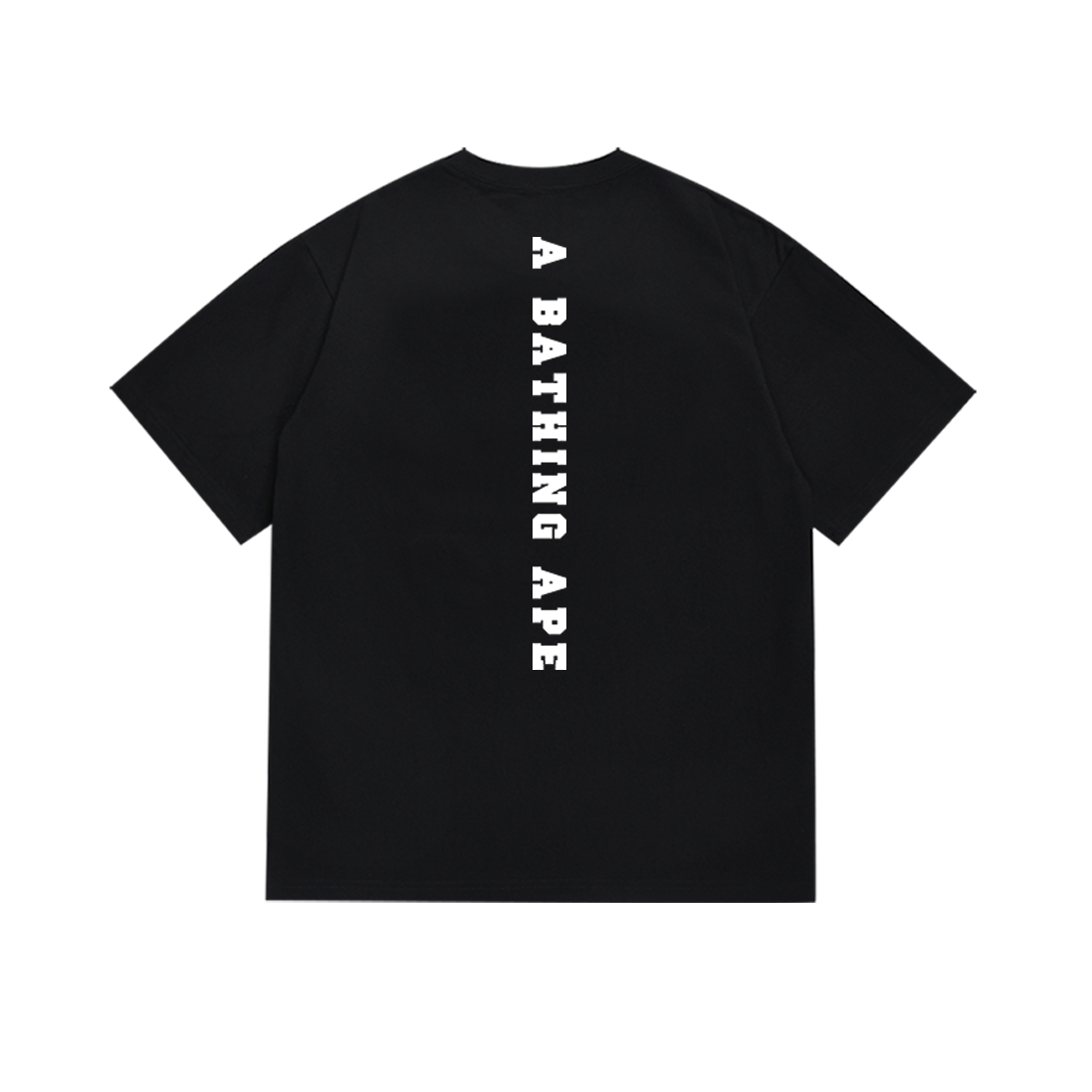 Bathing Shark and ape head print T-Shirt NextBlock