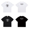 Bathing Shark and ape head print T Shirts NextBlock