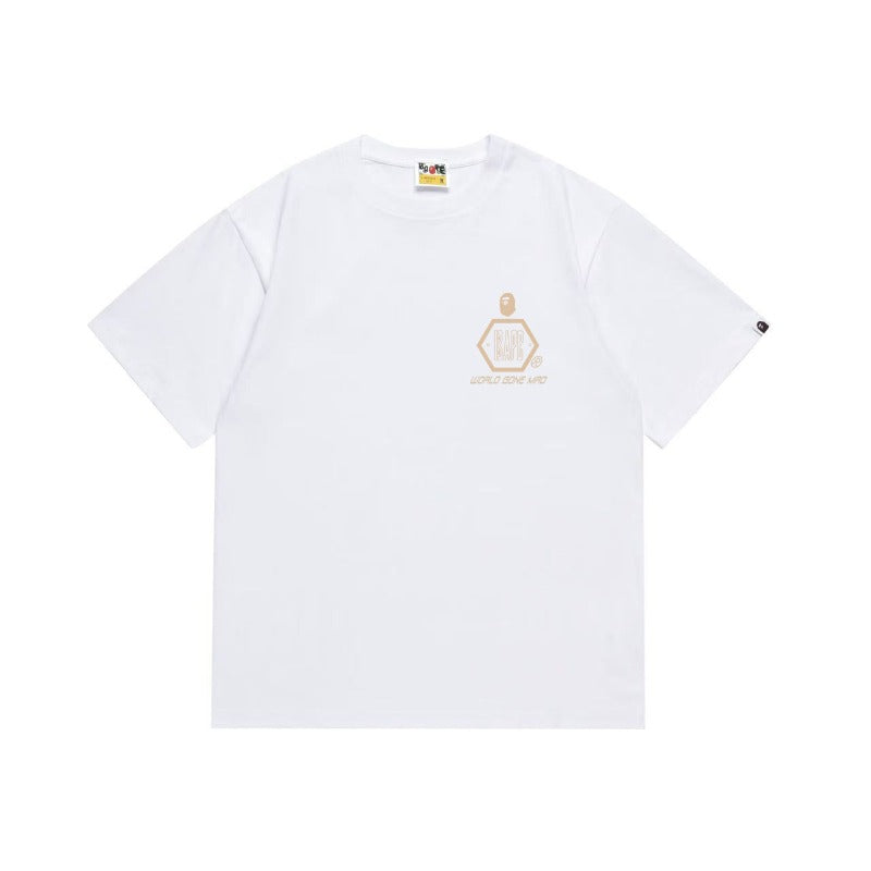 Bathing Shark and ape head print T Shirts NextBlock