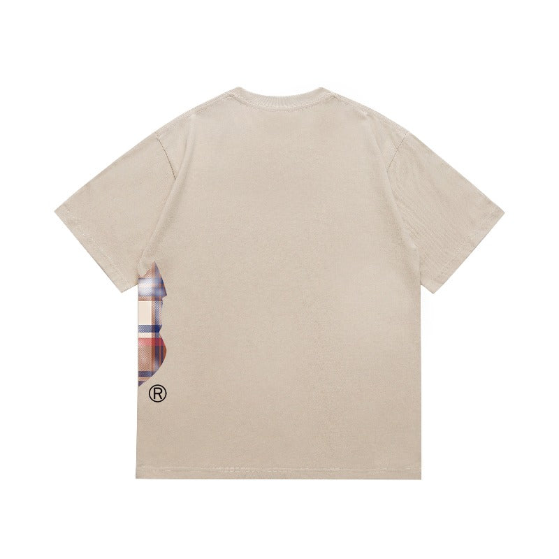 Bathing Shark and ape head print T Shirts NextBlock