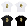 Bathing Shark and ape head print T Shirts NextBlock