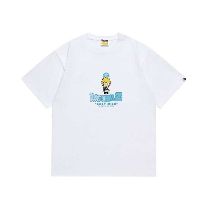 Bathing Shark and ape head print T Shirts NextBlock