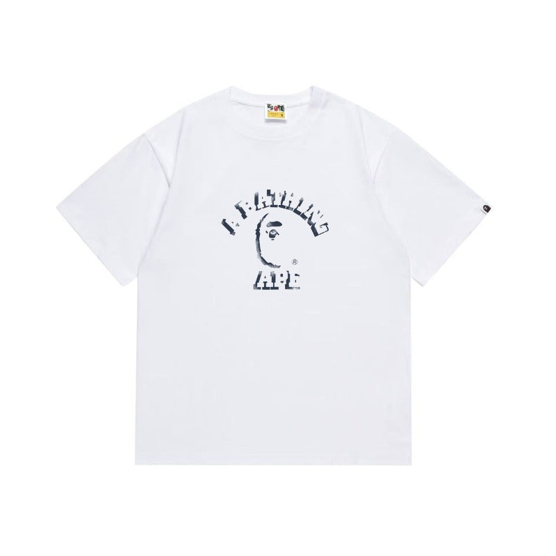 Bathing Shark and ape head print T Shirts NextBlock