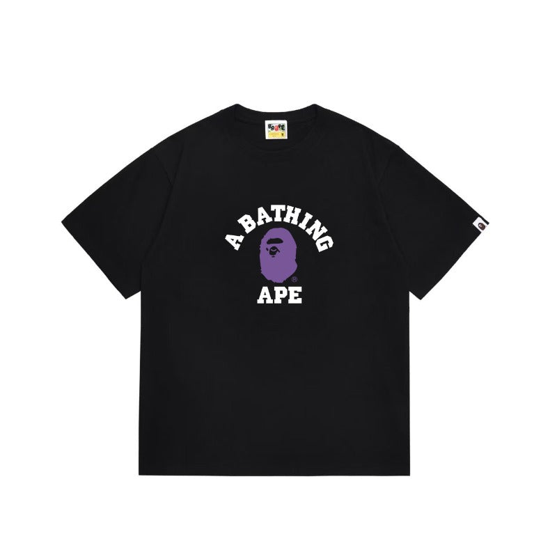 Bathing Shark and ape head print T Shirts NextBlock