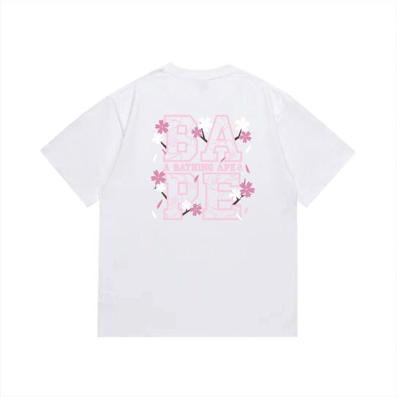 Bathing Shark and ape head print T Shirts NextBlock