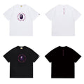 Bathing Shark and ape head print T Shirts NextBlock