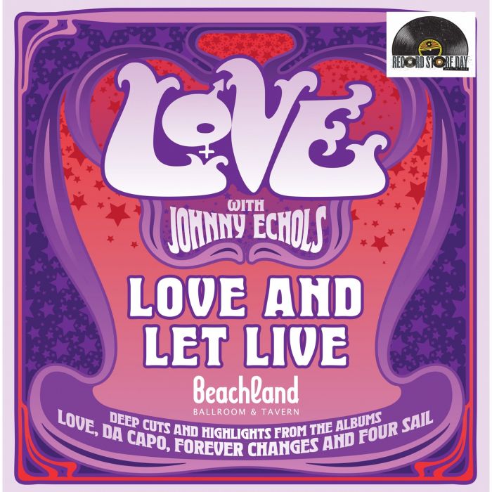 Love (with Johnny Echols) - Love & Let Live - Live In Ohio 30/04/25 (LP, cream)