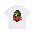 Bathing Shark and ape head print T-Shirt NextBlock