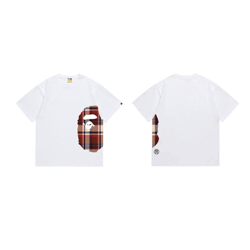 Bathing Shark and ape head print T Shirts NextBlock